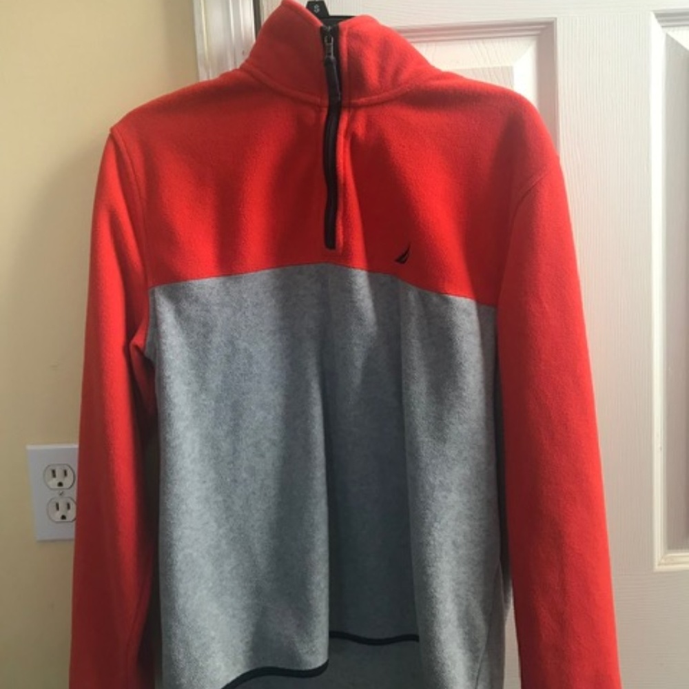 Nautica Turtle Neck Zip Men's Small Sweater